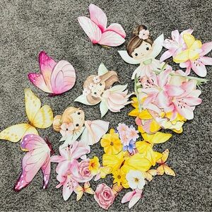 Fairies, Butterflies, and Flowers Themed Stickers (NWOT)